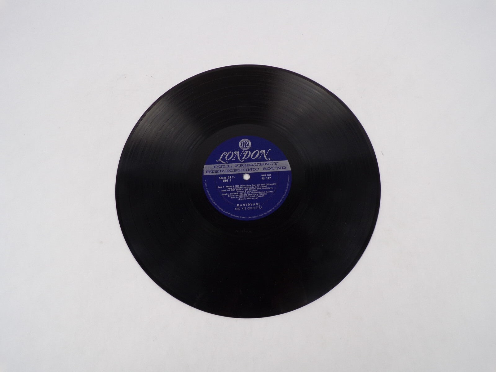 Continental Encores Mantovani And His Orchestra Arrivederci Roma Vinyl Record