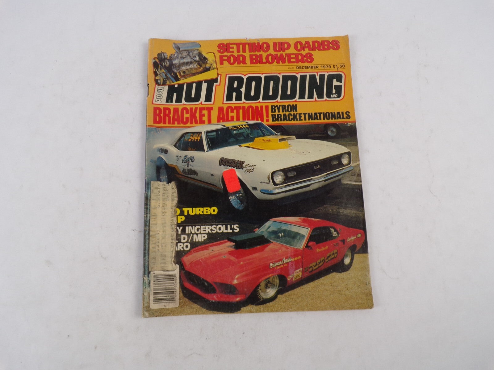 December 1979 Hot Rod Magazine Setting Up Carbs For Blowers Bracket Action! Byro