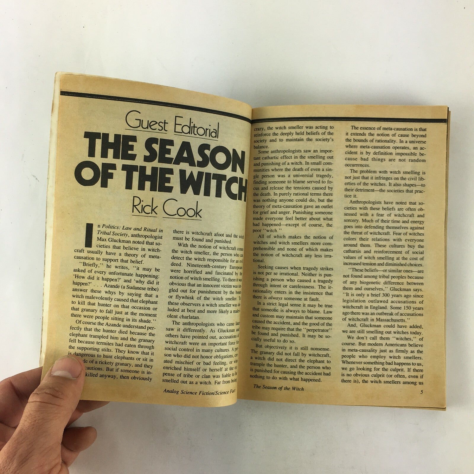 December 1986 Analog ScienceFiction Fact Magazine Robert R.Chase Bearings