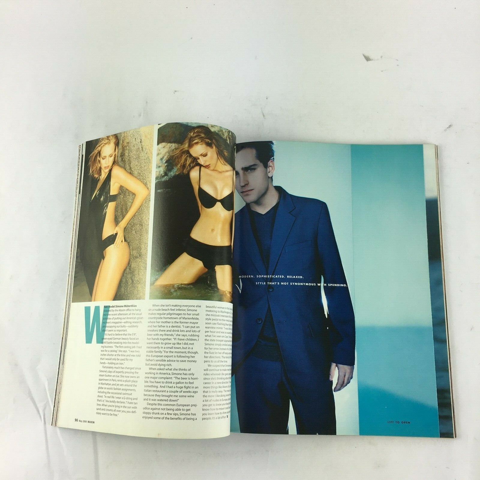 May 2000 Maxim Magazine Vamp! Pull Her Trigger! The Mafia Beach Party Michael