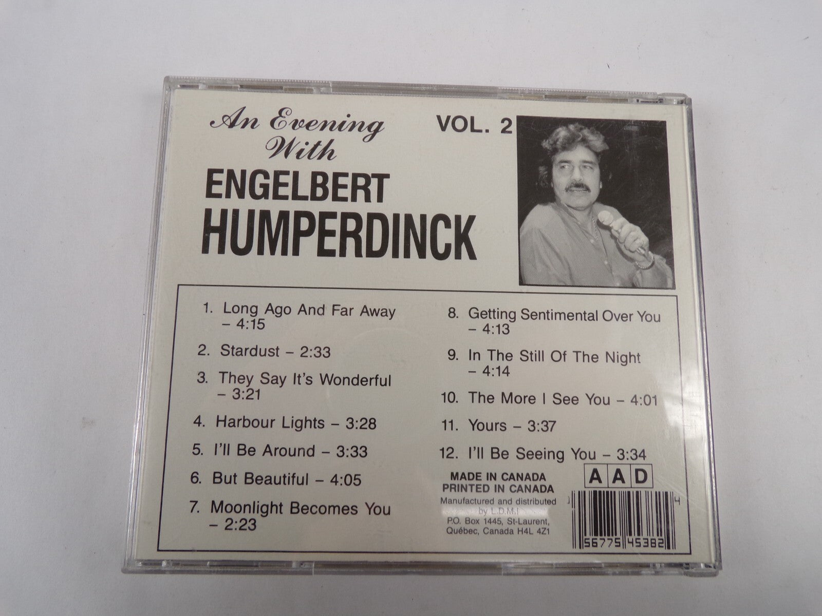 An Evening With Engelbert Humperdinck Vol 2 Long Ago And Far Away Stardust CD#59