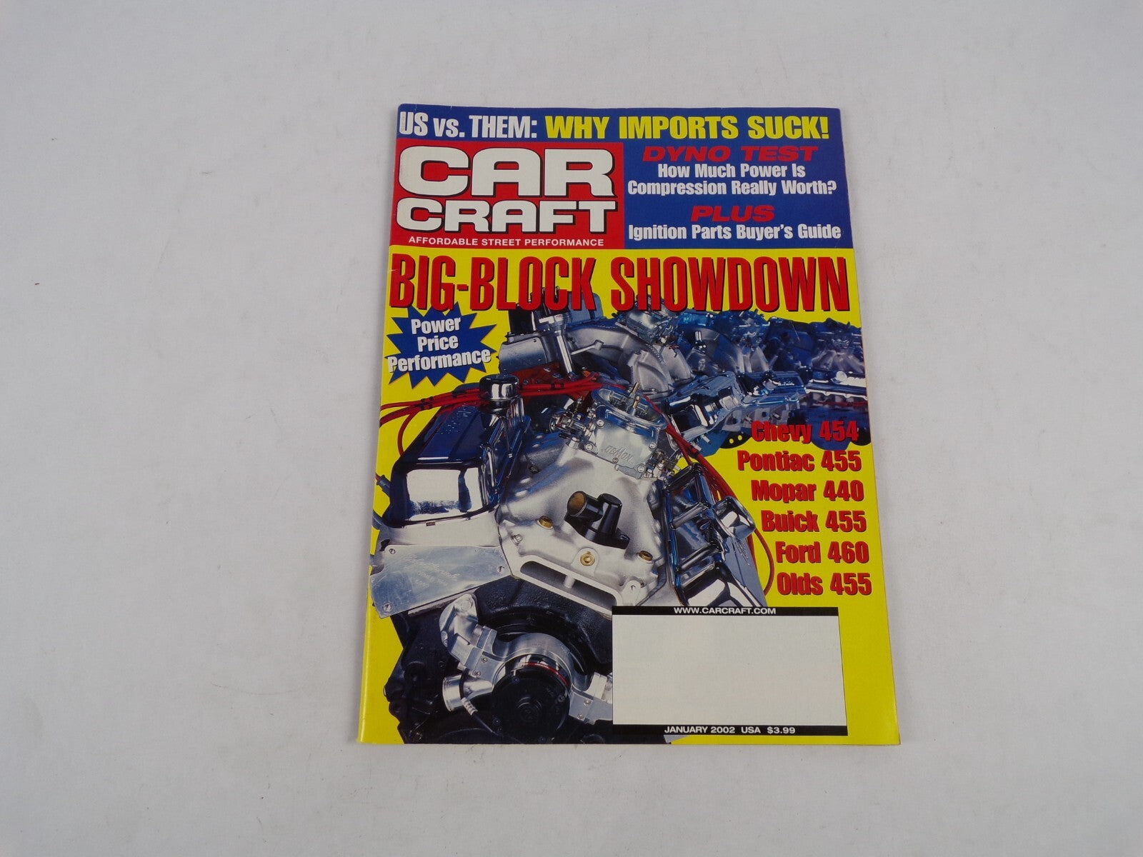 January 2002 Car Craft Big-Block Showdown Power Price Performance