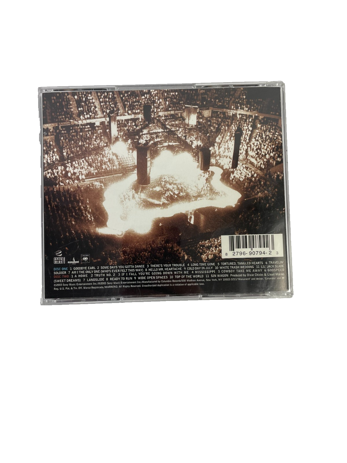 Dixie Chicks – Top Of The World Tour - Live Goodbye Earl Cold Day In July CD#29