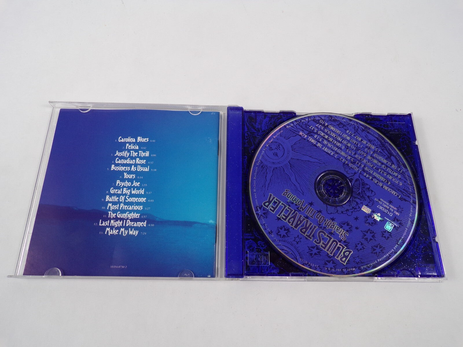 Blues Traveler Straight On Till Morning Carolina Blues Felicia Justify The CD#46