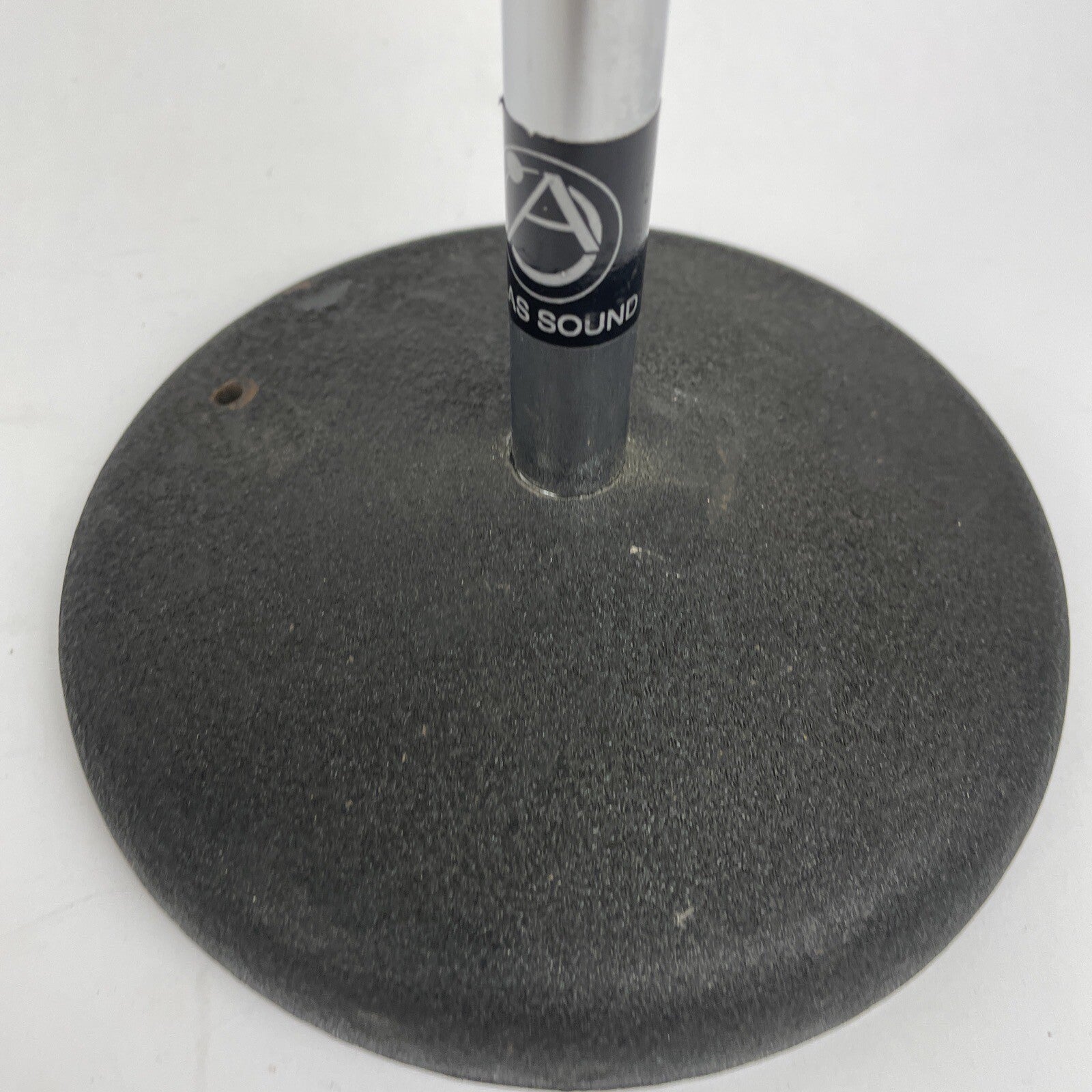 Vintage OEM Atlas DS-5 Microphone desk stand D7-5 DS-10 w Shure Mic Clip 3