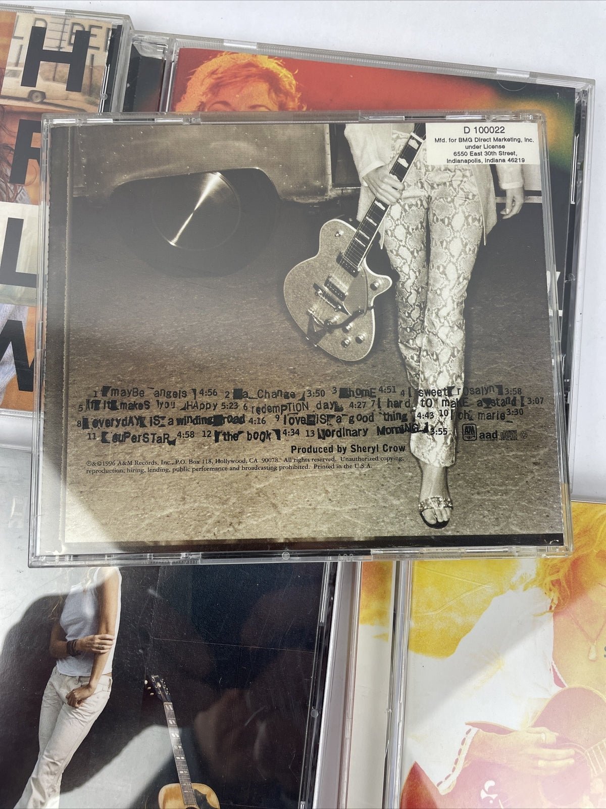 5 x Sheryl Crow Audio CD Lot C'MON - D Tours - TNMC - And Friends - Self Titled