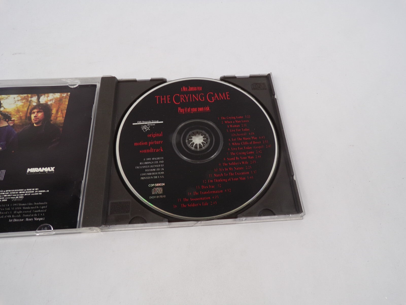 A Neil Jordan Film The Crying Game Play It At Your Own Risk When A Man LoveCD#69