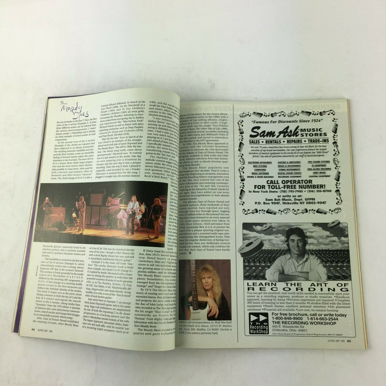 May 1995 Guitar Magazine The 50 Heaviest Riffs of All Time Steve Morse