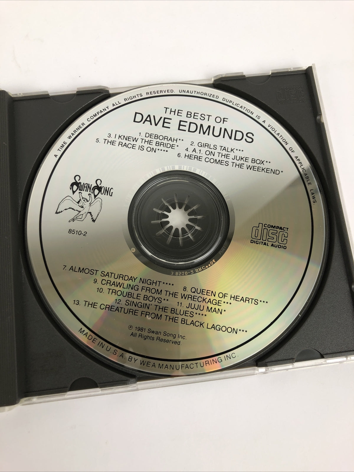 Dave Edmunds : The Best of Dave Edmunds Digital Audio CD (1997) MINT DISC #56