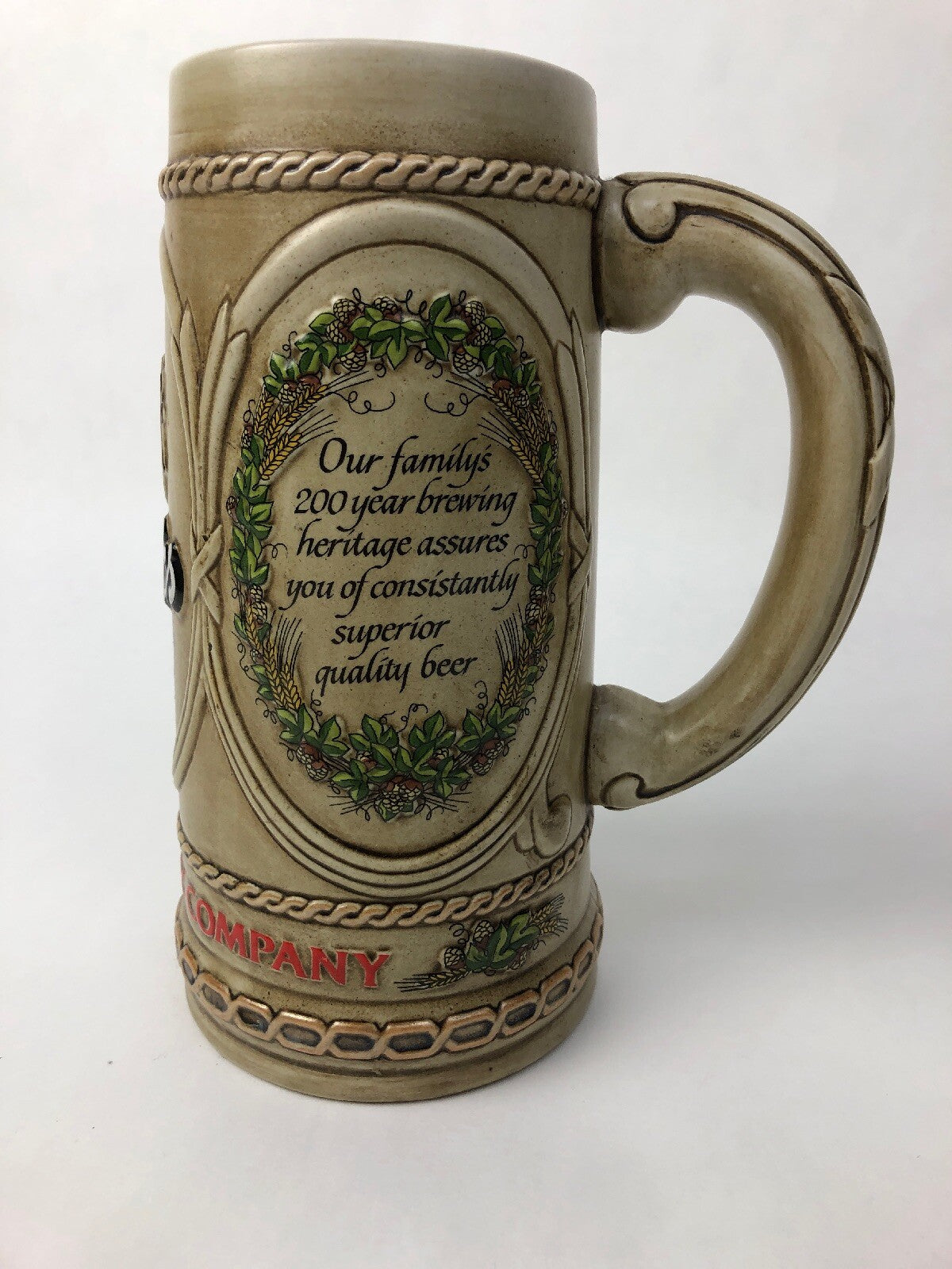 Rare Stroh's Brewery Company Stein Beer Mug Heritage Series 37775 - FSTSHP