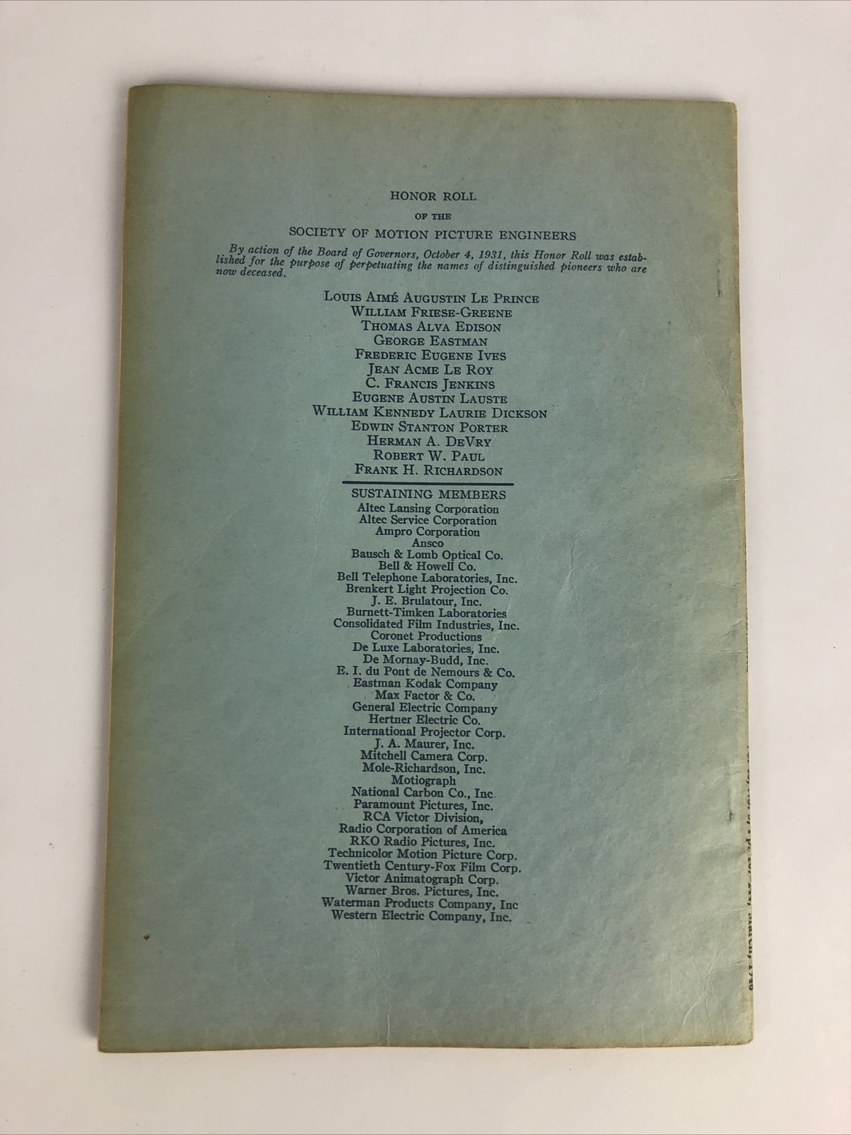 SMPE Journal Of The Society Of Motion Picture Engineers March 1946 VOL 46 No 3