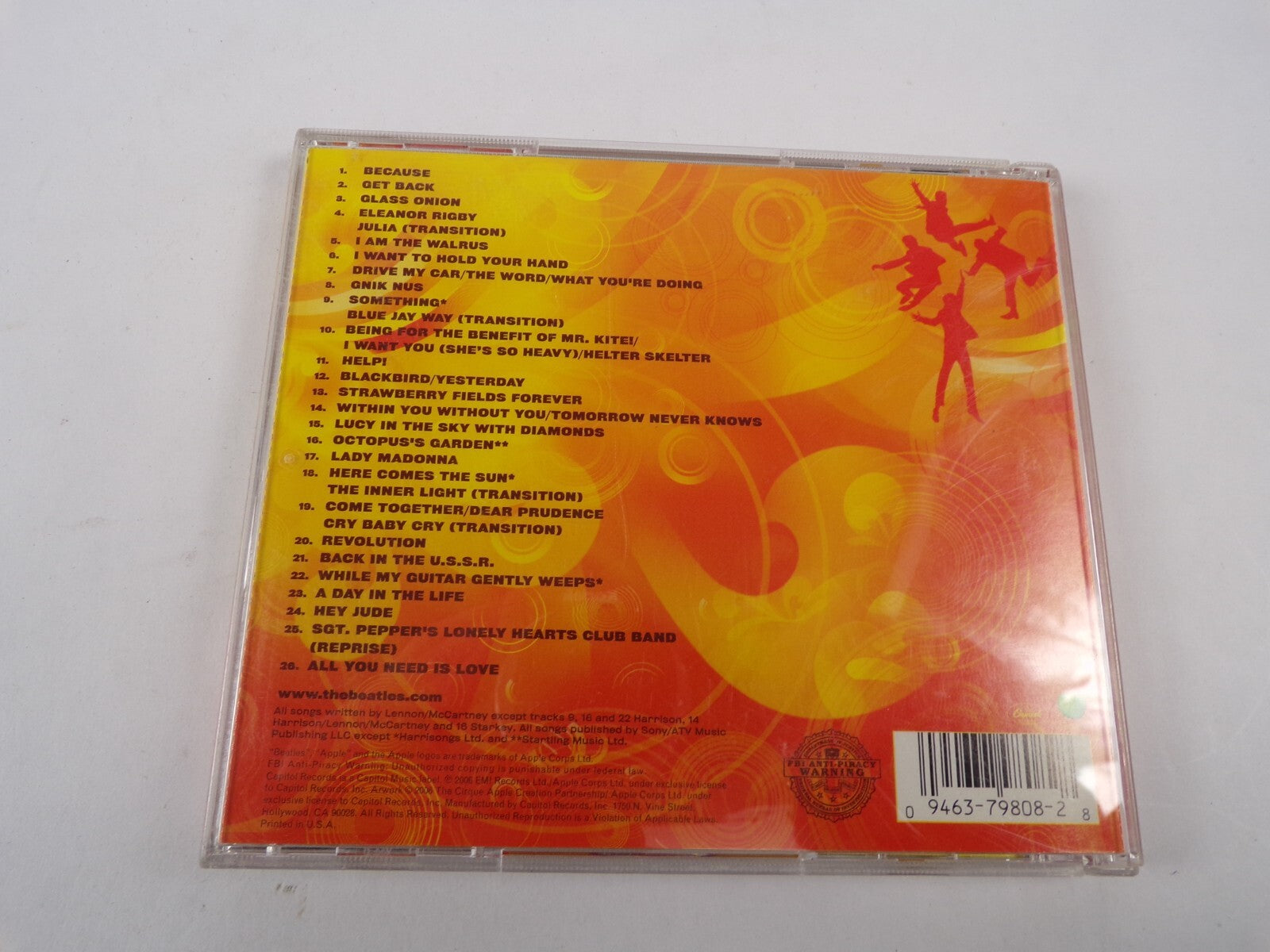 The Beatles Love I Am The Walrus Get Back Because Gnik Nus Help Something CD#35