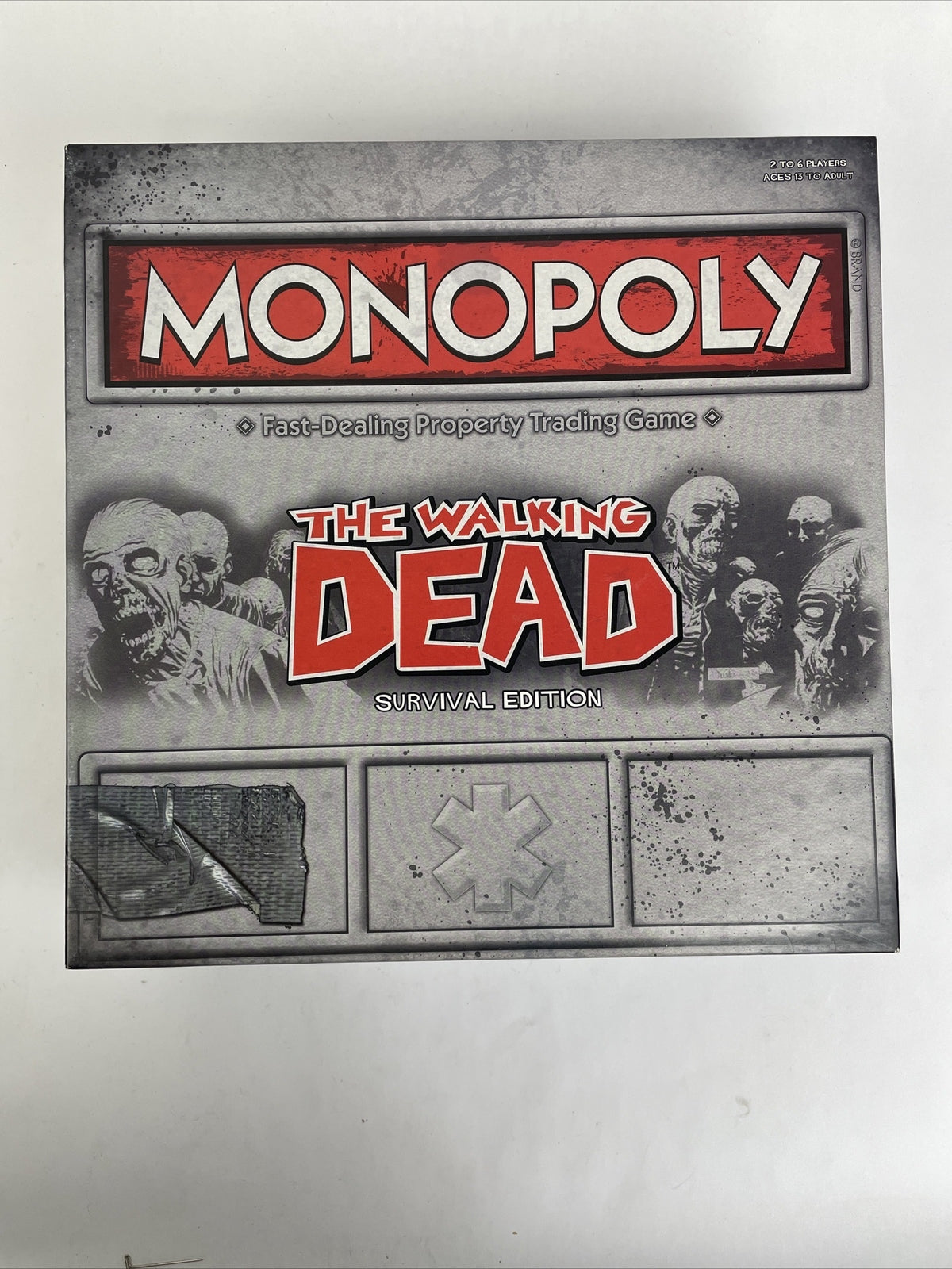 The Walking Dead Monopoly Survival Edition Zombie MINT Condition.
