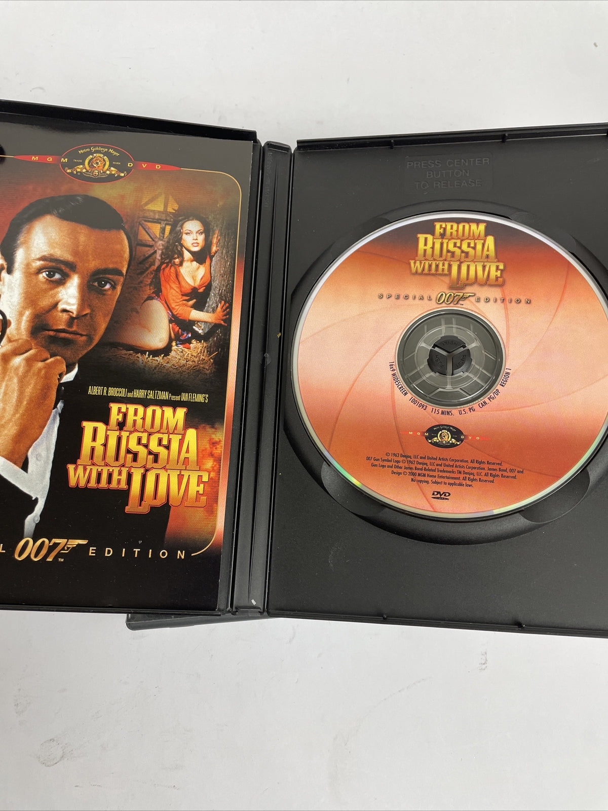 James Bond 007 Special Edition DVD Lot of 4 Moonraker Dr. No Tomorrow Never Dies