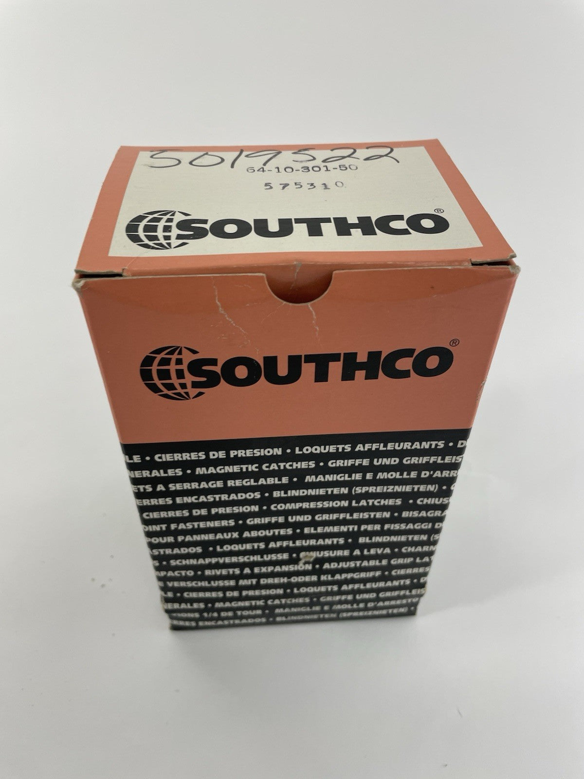 Southco 64-10-301-50, Push To Close Latch, Large Size, Non-Locking, Stainless SS