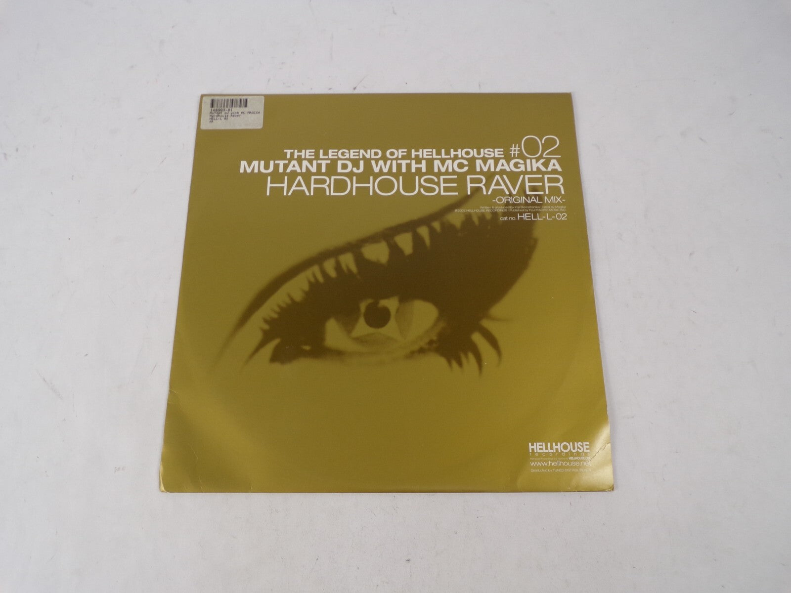 The Legend Of Hellhouse Mutant DJ With MC Magika Hardhouse Raver Vinyl Record