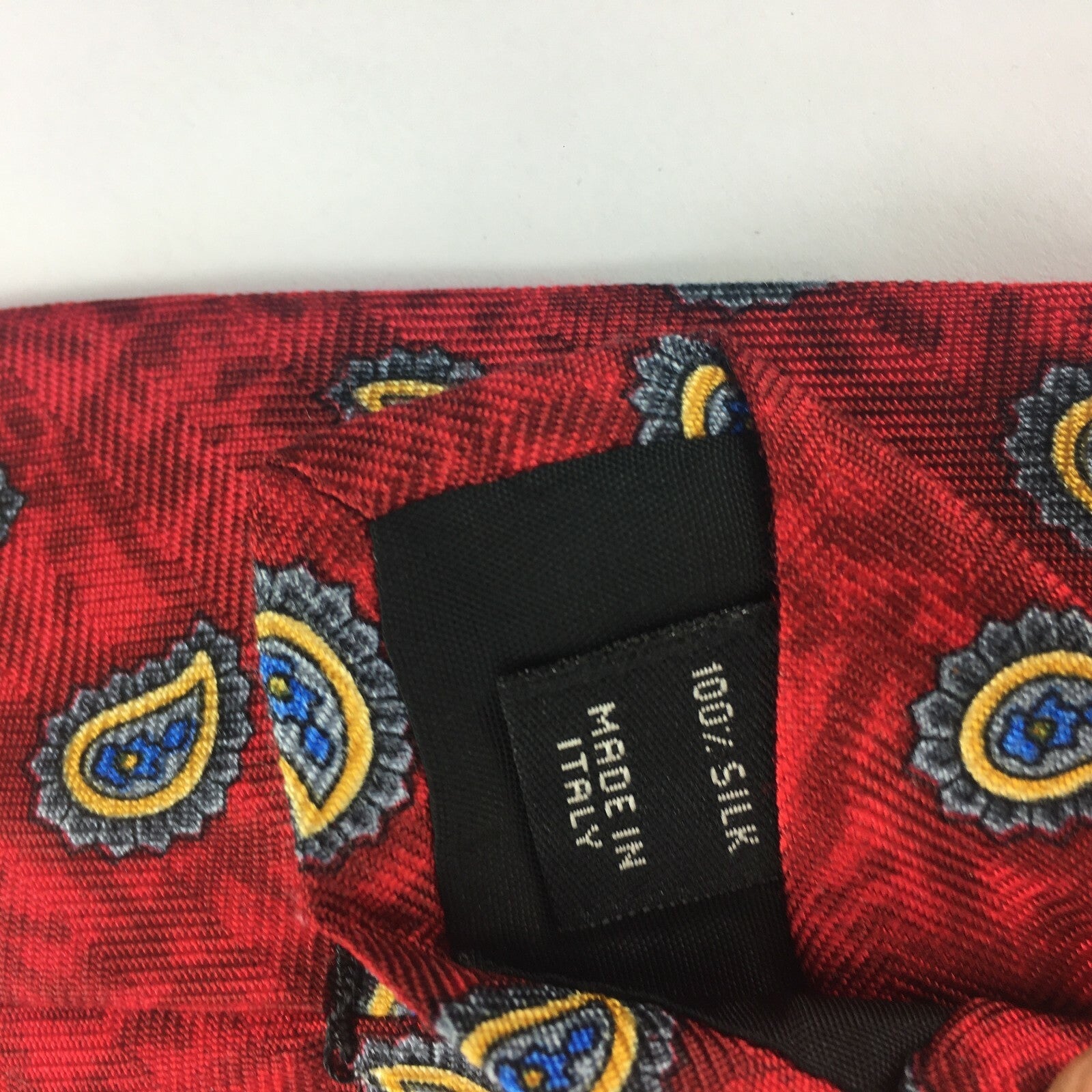 Genuine Jos A Bank 100% Silk Handmade Stylish Formal/Casual Tie Multi Coloured