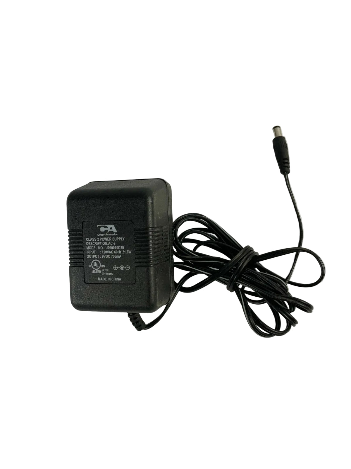 Genuine Cyber U090070D30 AC Adapter Output 9 V 700mA Power Supply Adapter A40
