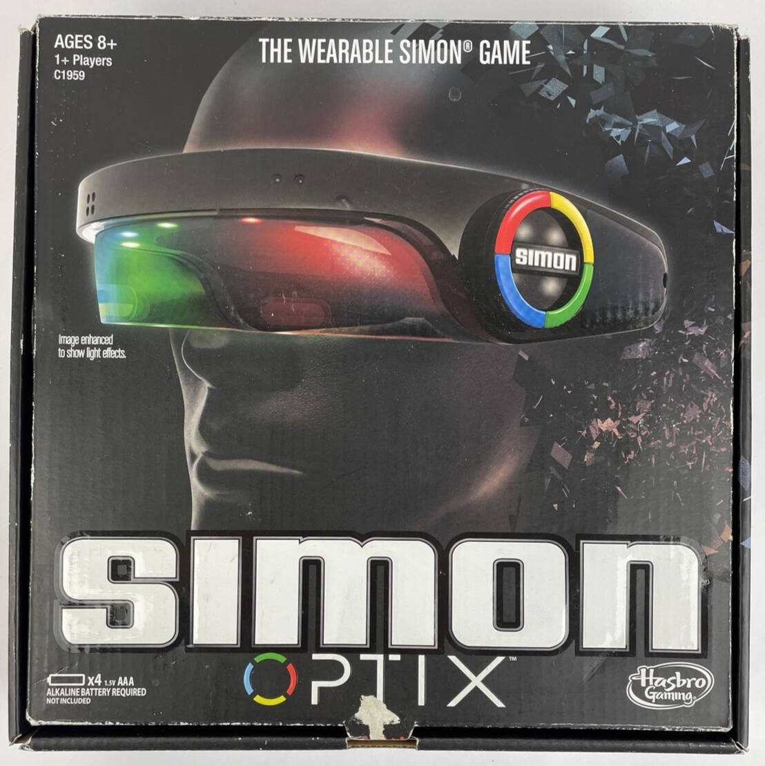 Hasbro Simon Optix Game - Includes Headset, Manual And Original Box - TESTED
