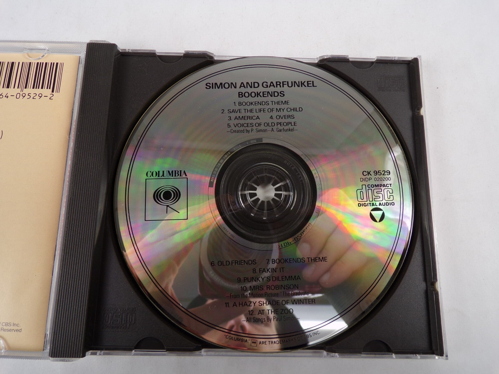 Simon And Garfunkel Booknds Save The Life Of My Child America Overs CD#55