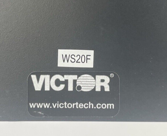 Victor Desk Organizer with Smart Phone Holder Wood Desktop Storage Black - NEW