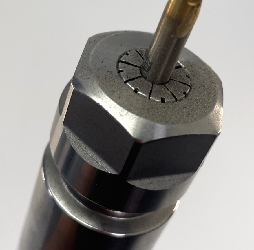 SHOP FORCE CAT40 ER16 8.00" Extended Collet Chuck Tool Holder G2.5 30000 RPM ADB