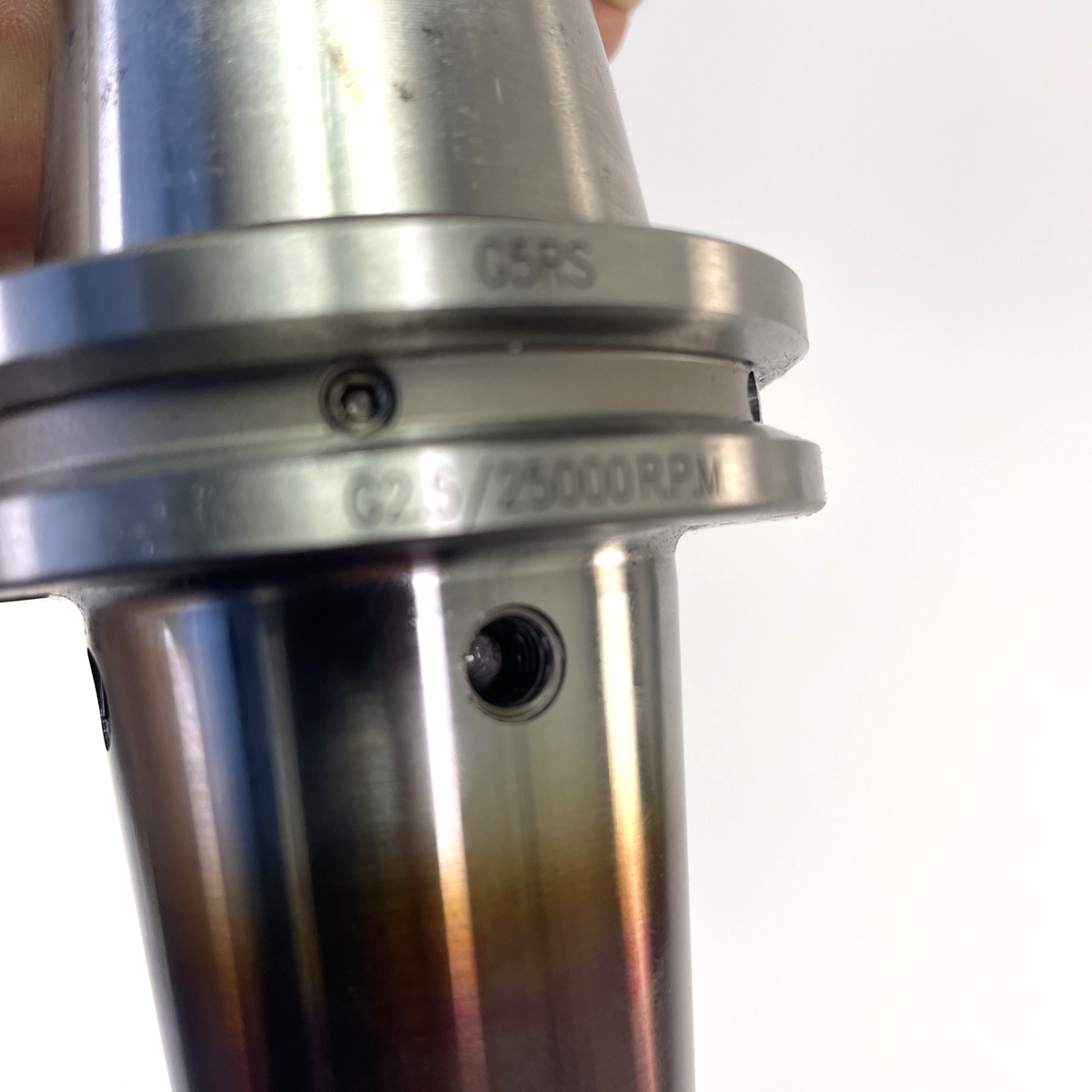 HAAS C40SF .750 x 3.15 Shrink Fit Holder 04-0048 CAT40 25K + 3 Prong End Mill