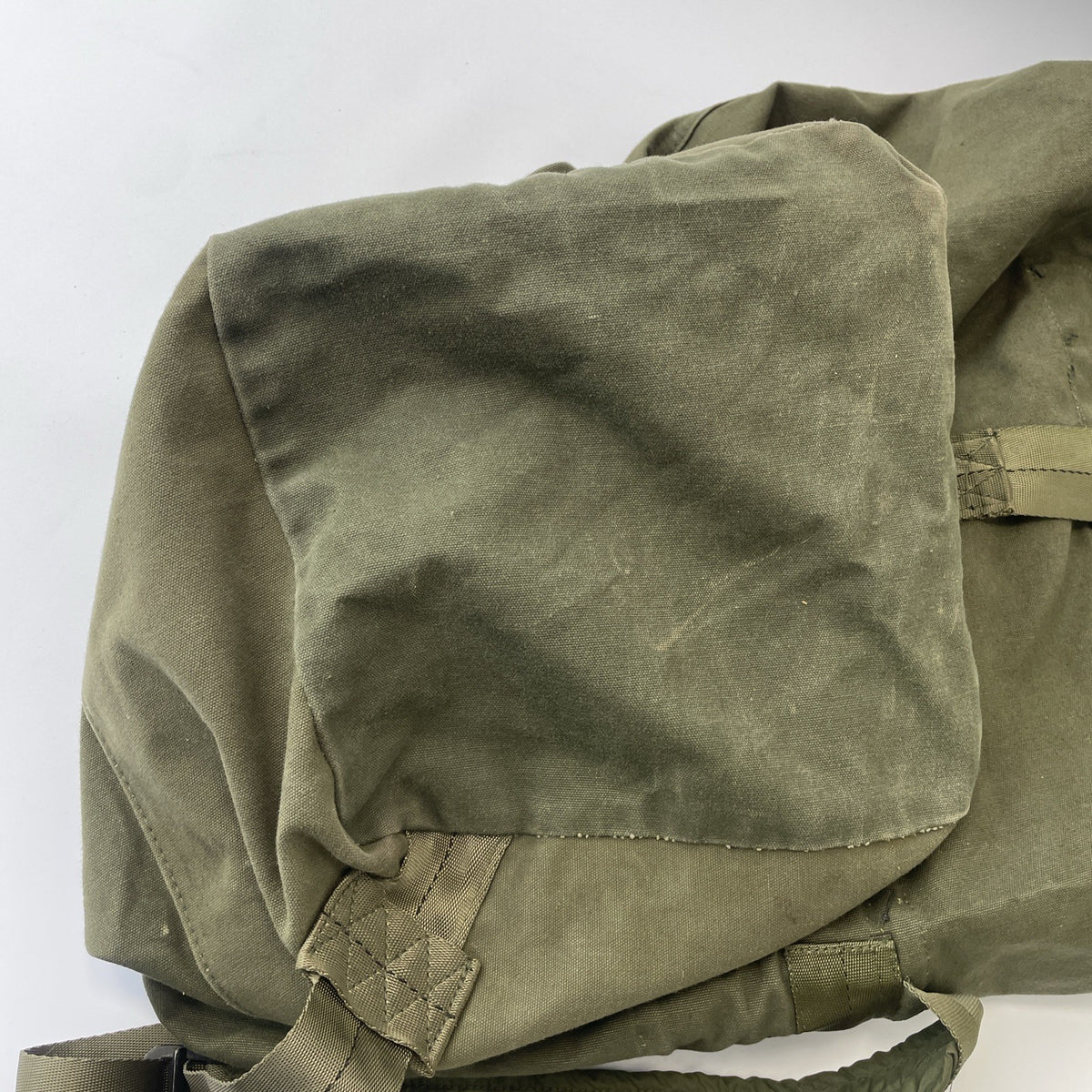 US Army Duffel Bag O.D.7 Type II DSA100-73-C-0490 2 Straps Backpack Rebmar inc