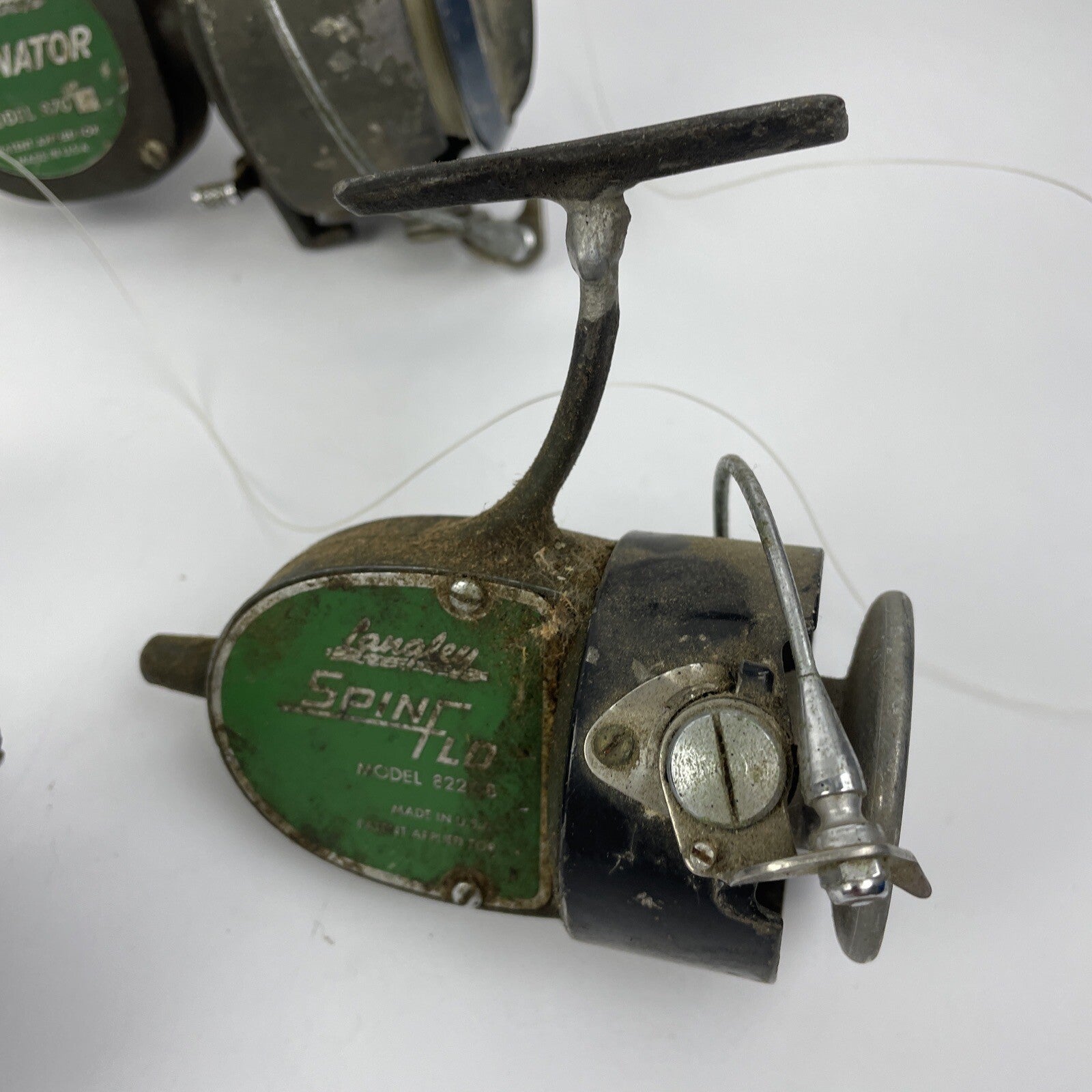 Vintage Spinning Reels - Lot of 7 x Langley SpinFlo Spinator Daiwa 7850 COMPAC95