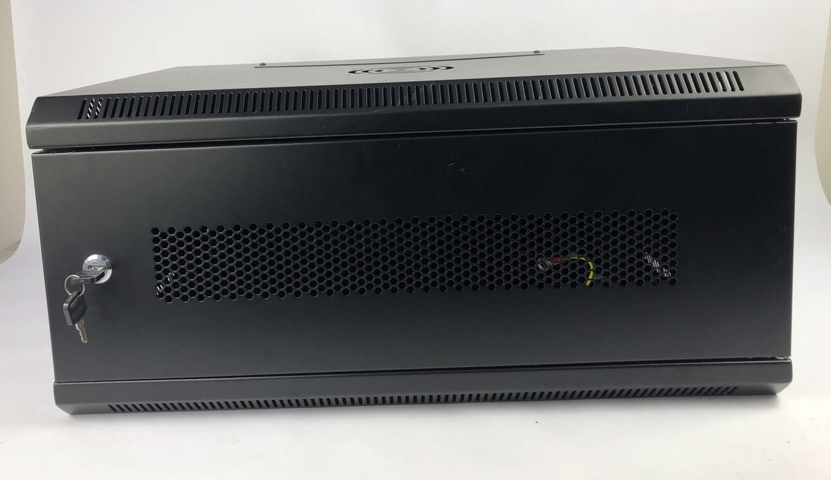 Fibretronix Wall Mount Rack Enclosure Steel Locking Storage Case 23.5"x17.5"x11"