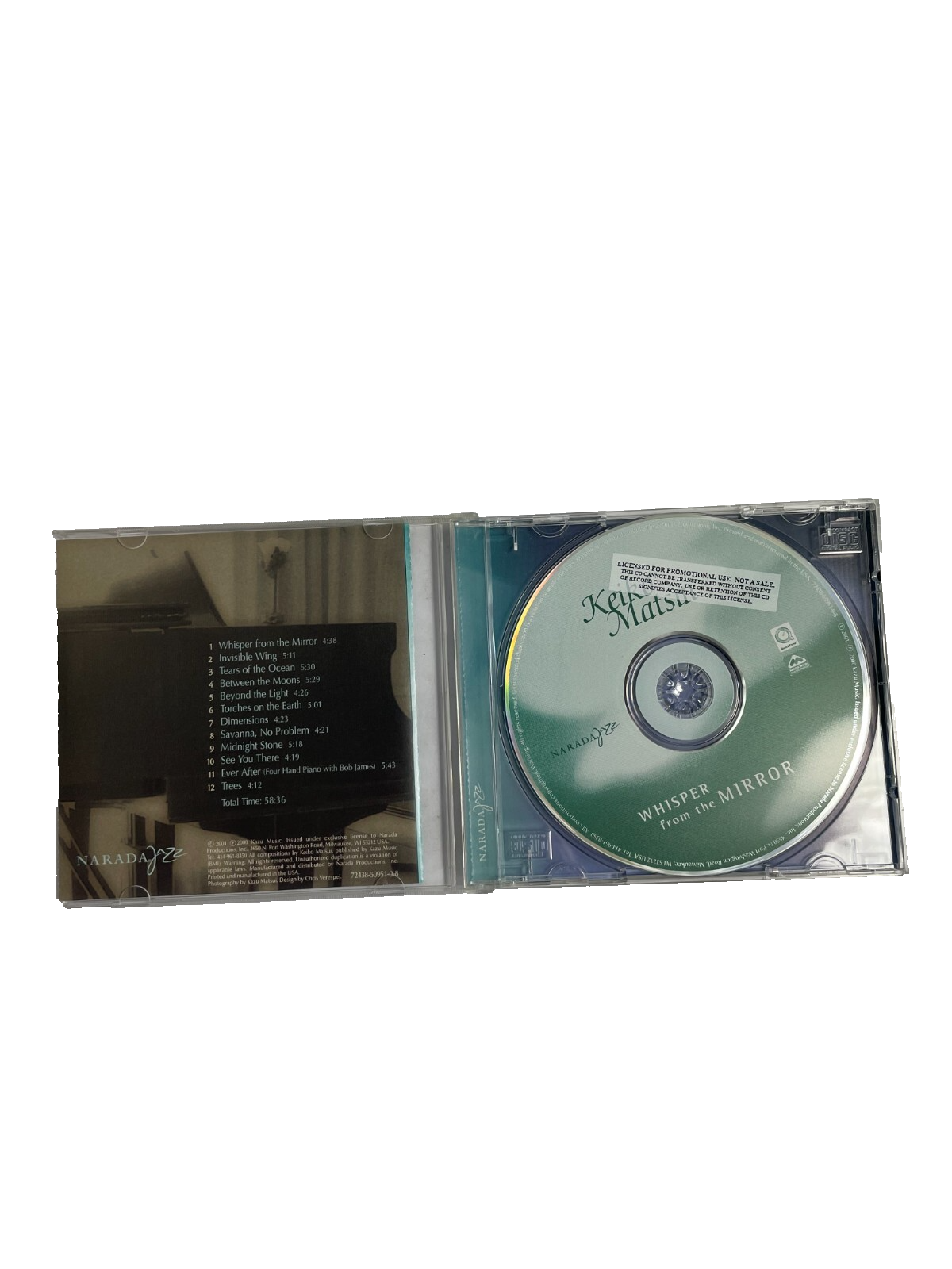 Keiko Matsui Whisper From The Mirror Invisible Wing Tears Of The Ocean CD#10