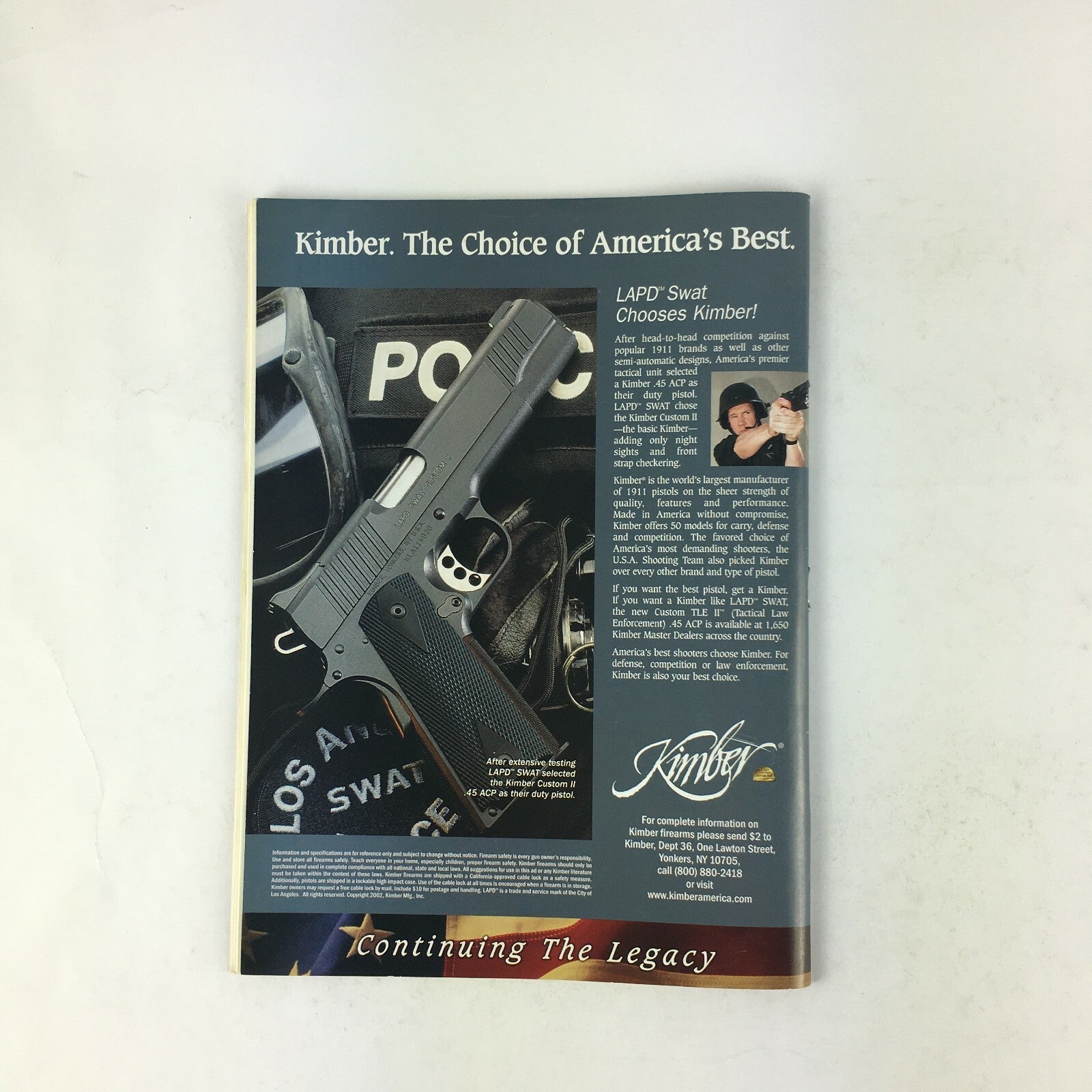 March 2003 American Rifleman Magazine Come On! 100 Years of the '03 Springfield