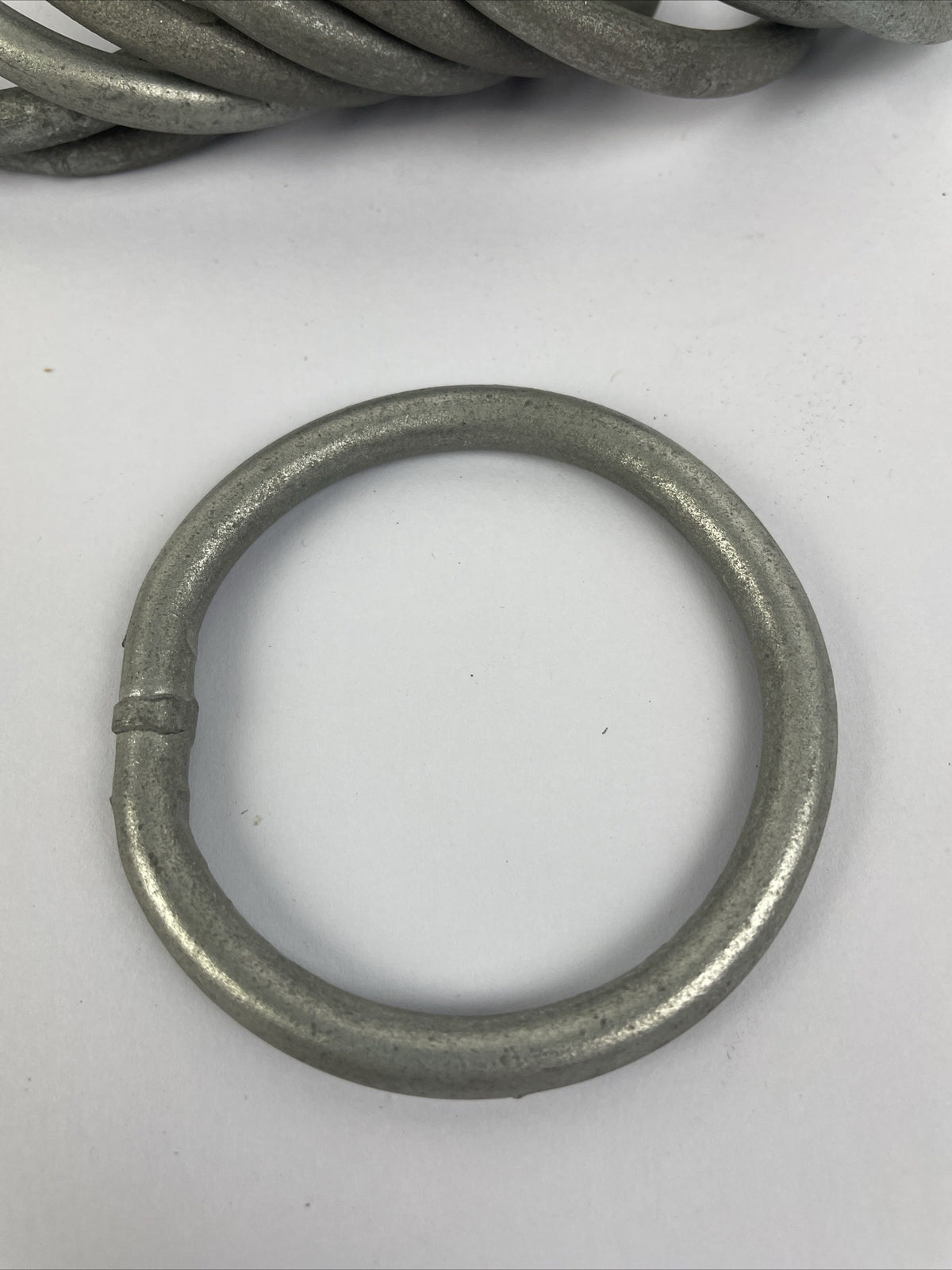 Lot of 10 x Metal Ring Welded, 2.15" Internal Diameter OD - approx 2.5" - LOOK