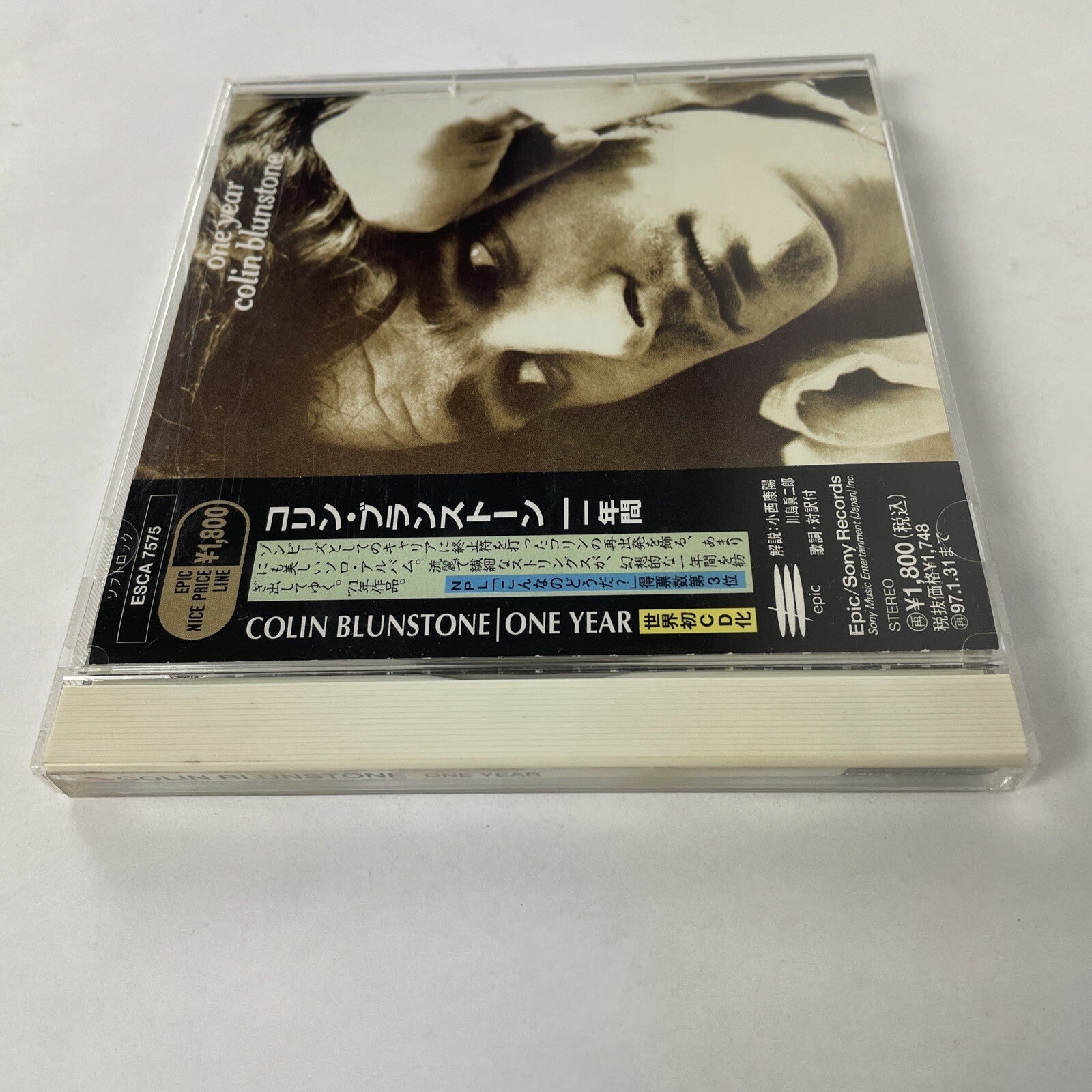 Colin Bluntsone - One year CD Japanese Import #20