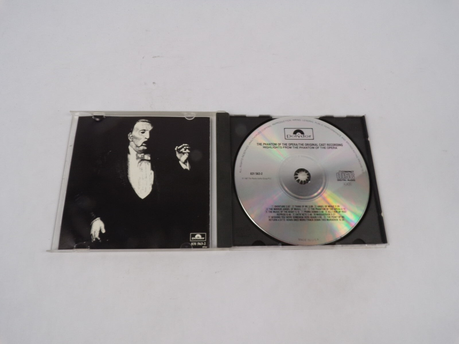 Highlight From The Phantom Of The Opera Overture Think Of Me Angel Of MusicCD#69