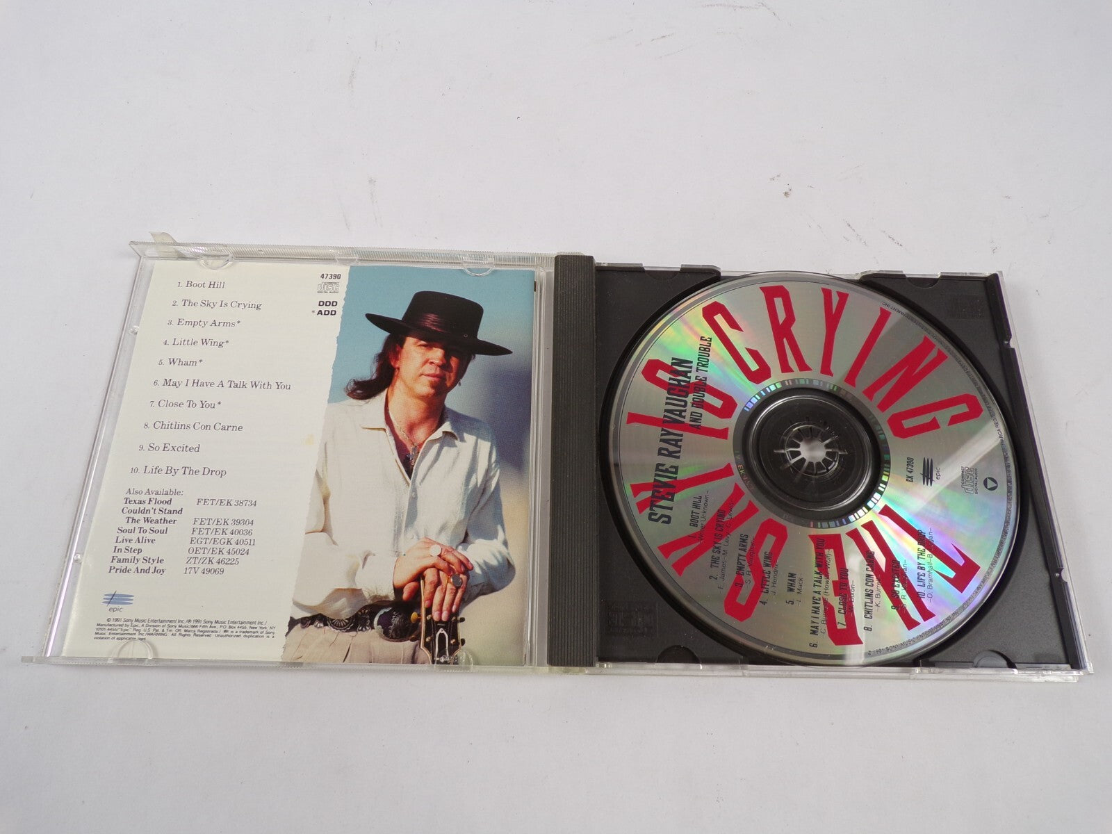 Stevie Ray Vaughan And Double Trouble The Sky is Crying CD#61