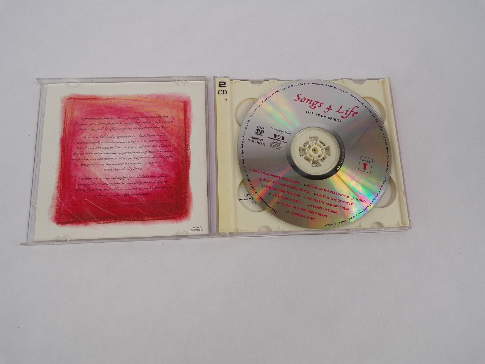 Songs & Life Lift Your Spirit A Heart Like Me Addictive Love Listen To Our CD#63
