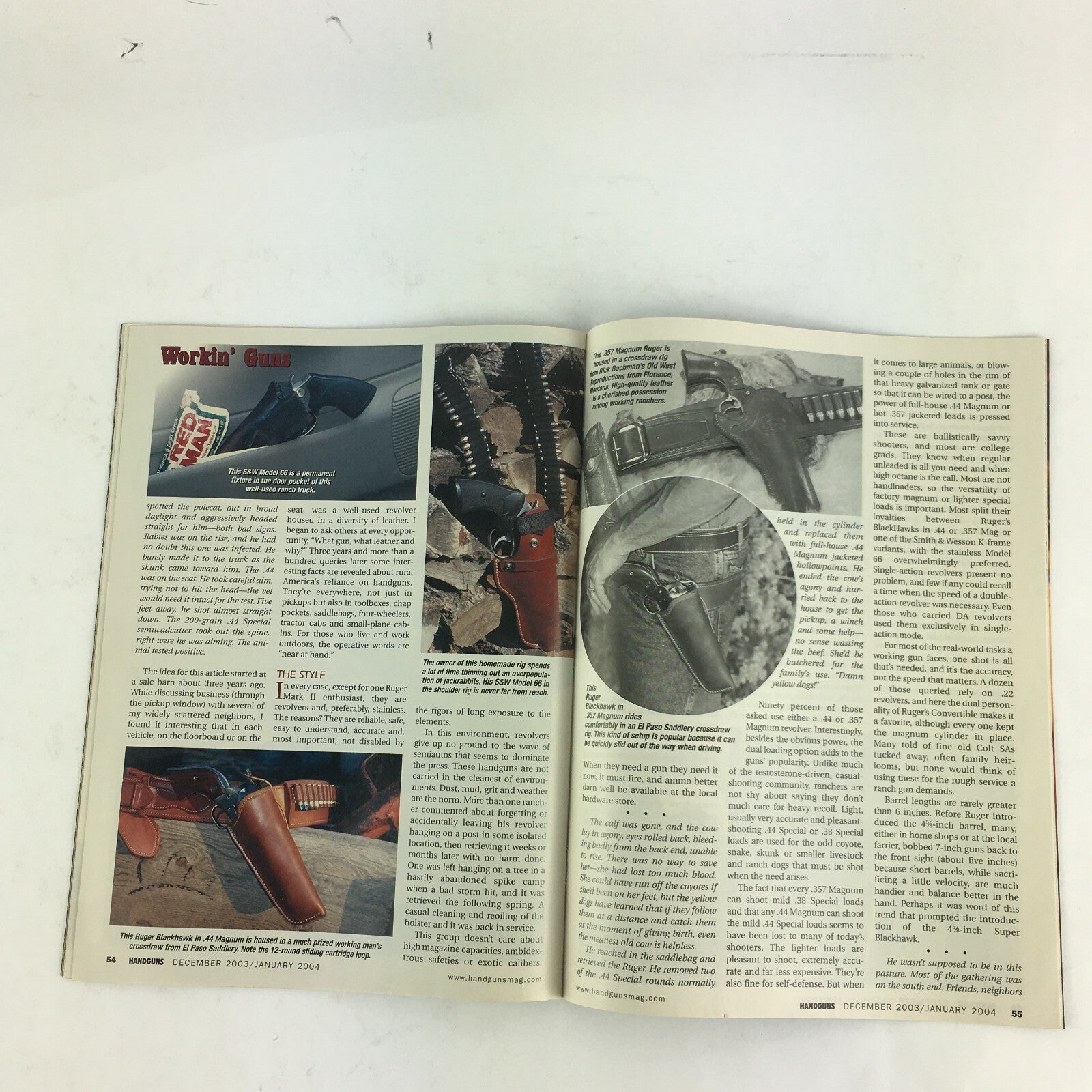 January 2004 Guns&Ammo Handguns Magazine Polymer Pro-9 1911 Rimfire Millennium
