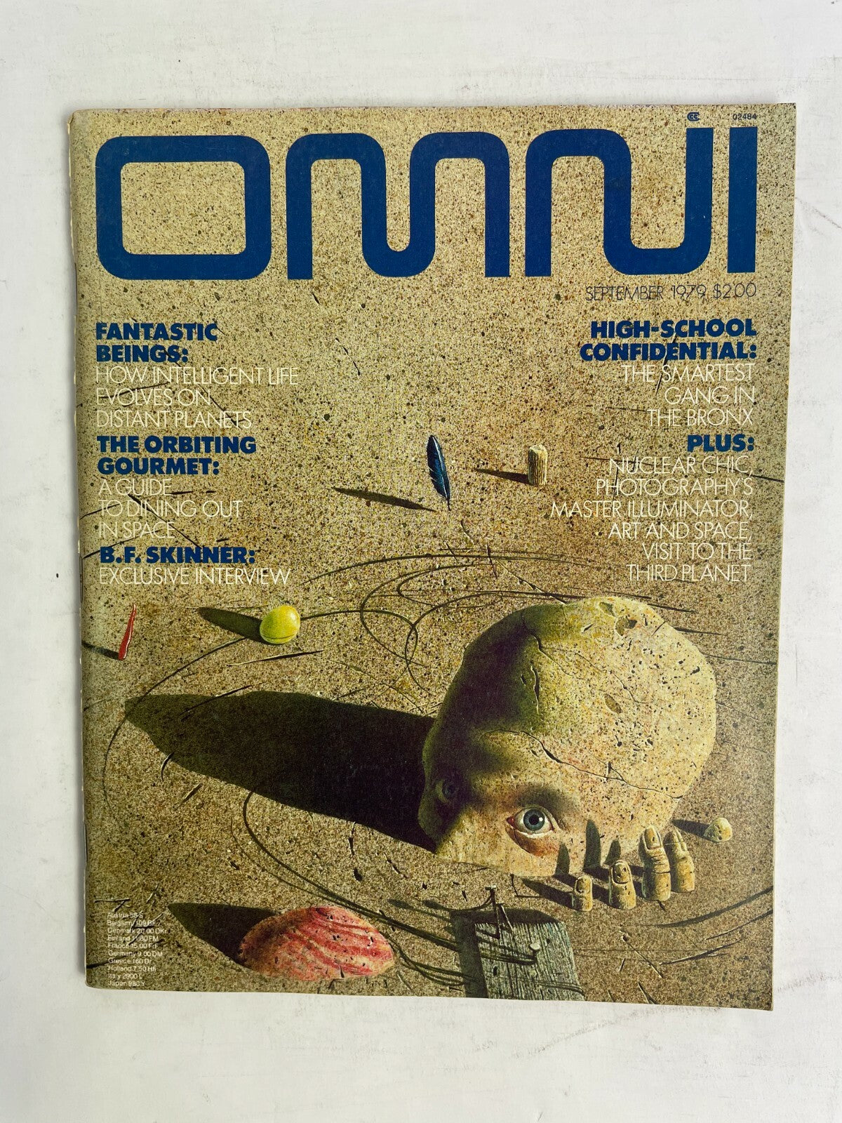 September 1979 Omni Magazine Fantastic Beings The Orbiting Gourmet B.F. Skinner