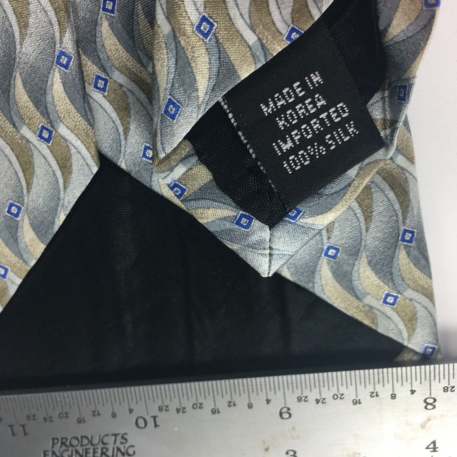 Genuine Geoffrey Beene Long Handmade Stylish Formal/Casual Tie Multi Coloured