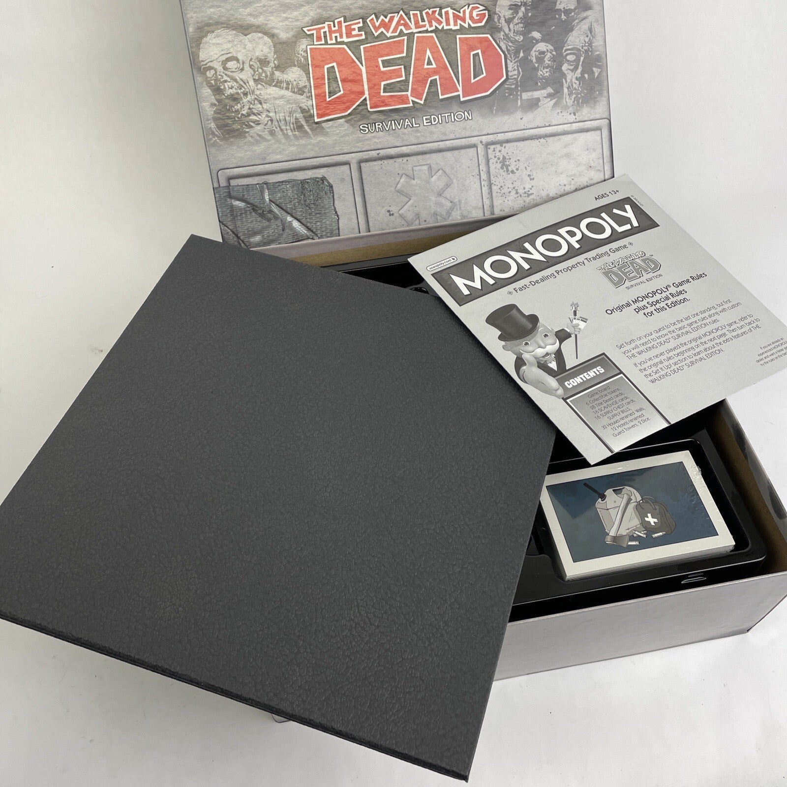The Walking Dead Monopoly Survival Edition Zombie MINT Condition.