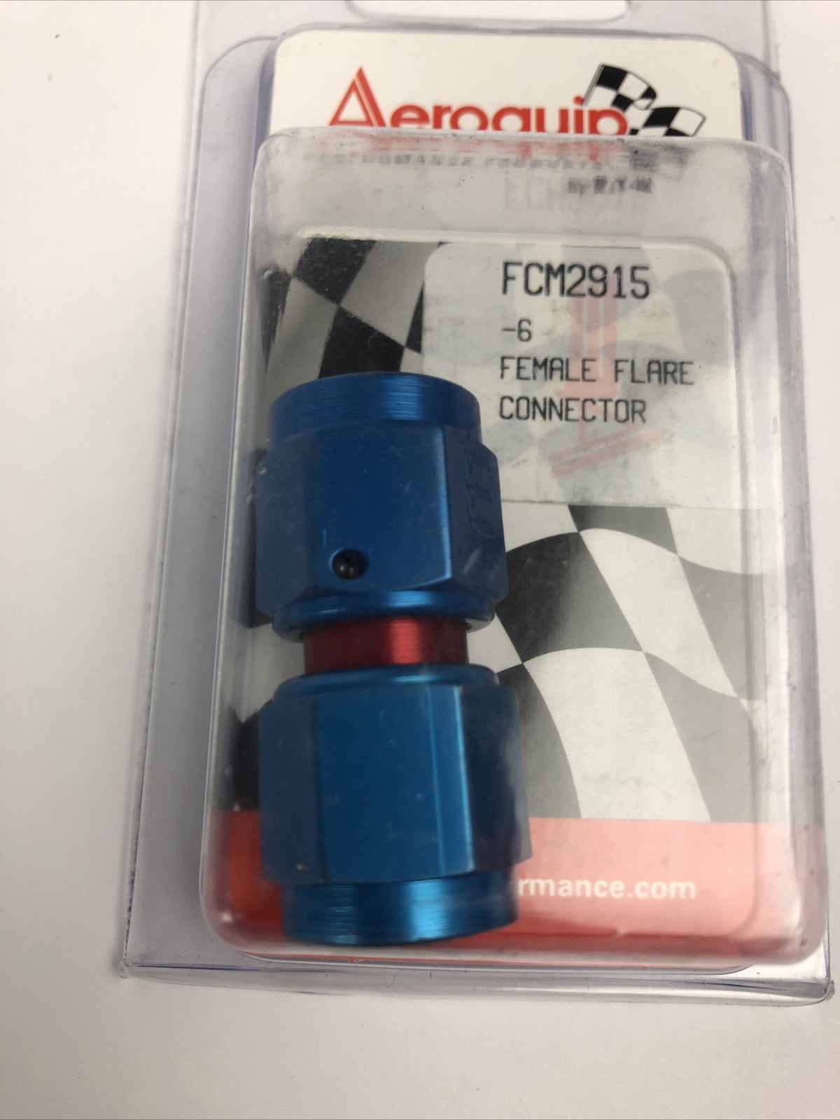 Eaton Aeroquip FCM2915 Flare Swivel Adapter Fitting Female Aluminum 06 AN-06 AN