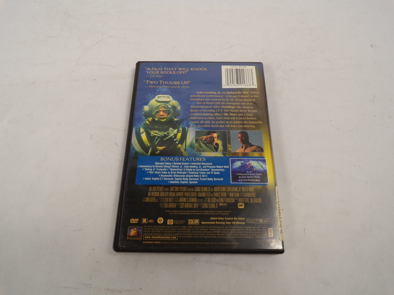 Men Of Honor Robert De Niro Inspired By A True Story DVD Movies