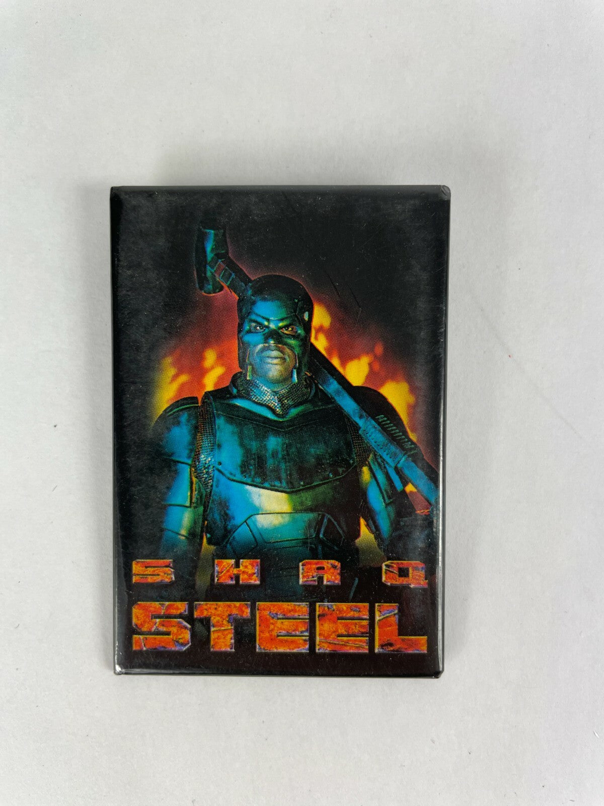 Warner Bros Shaq Steel Movie Film Button Fast Shipping Must See