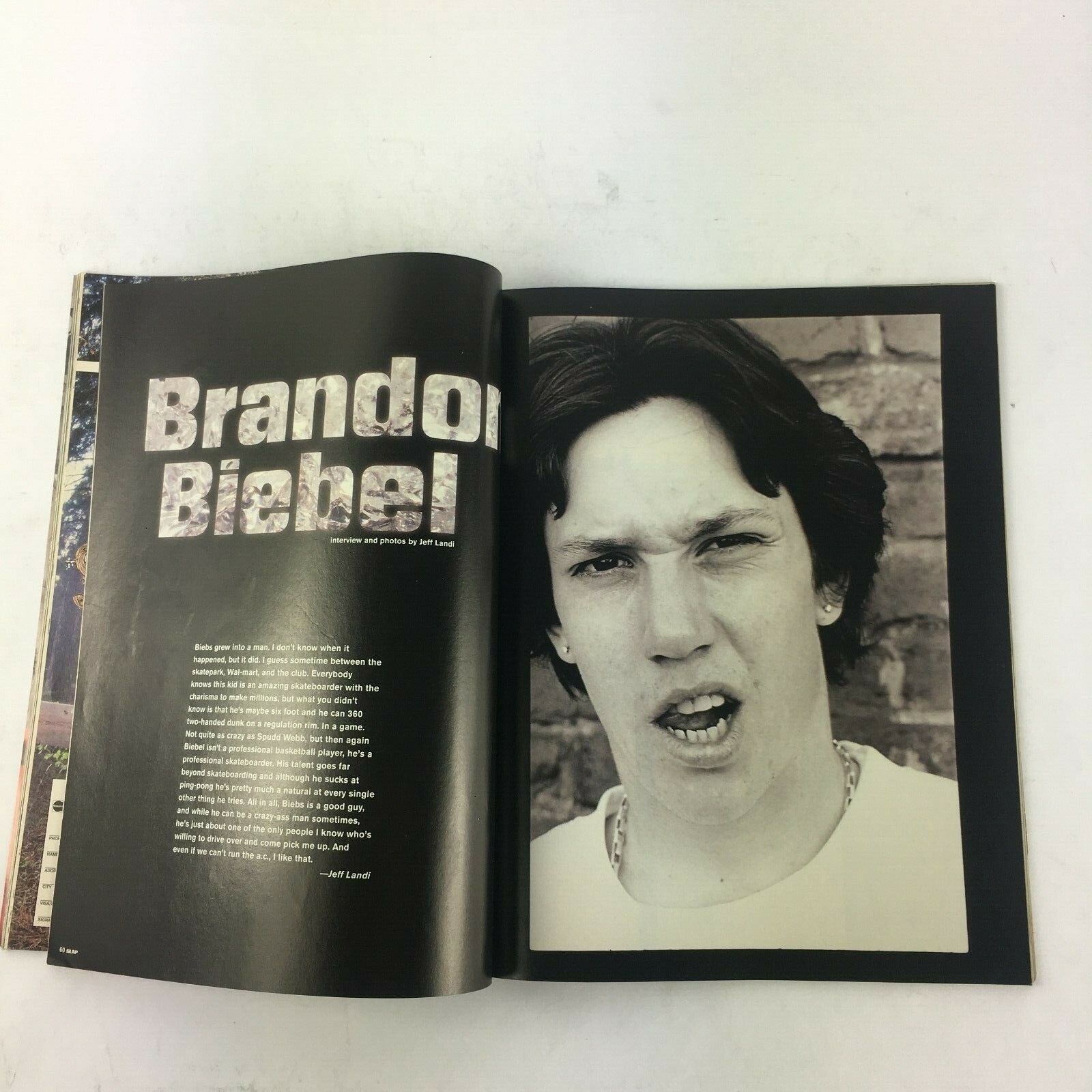 December 2002 Slap Skateboard Magazine Brandon Biebel Darrell Stanton Zoo Animal