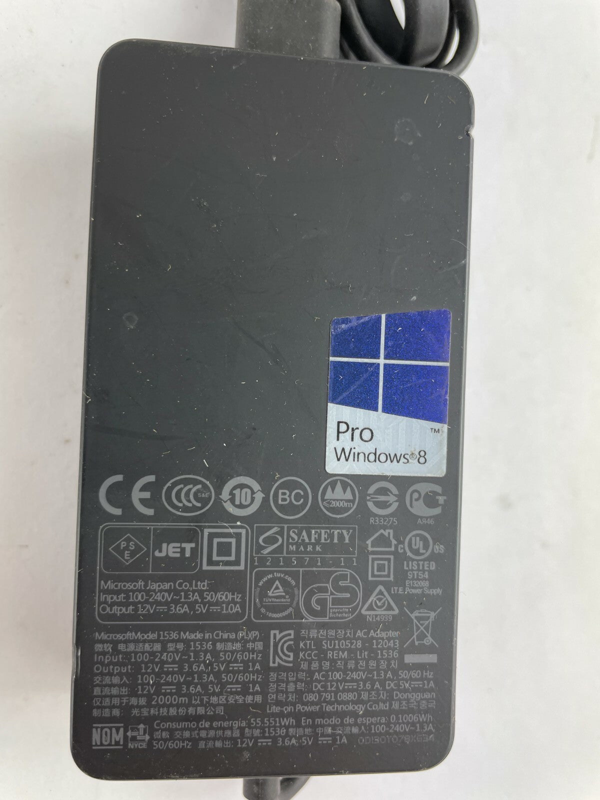 Genuine Microsoft 1536 Output 5V / 12 V 1 / 3.6 A Power Supply Adapter A83