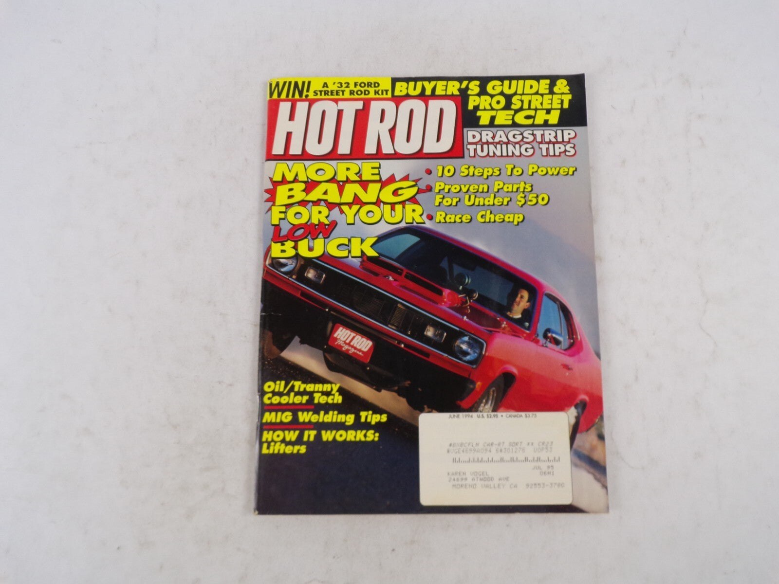 June 1994 Hot RodMore Bang For Your Low Buck Dragstrip Tuning Tips 10 Steps To P