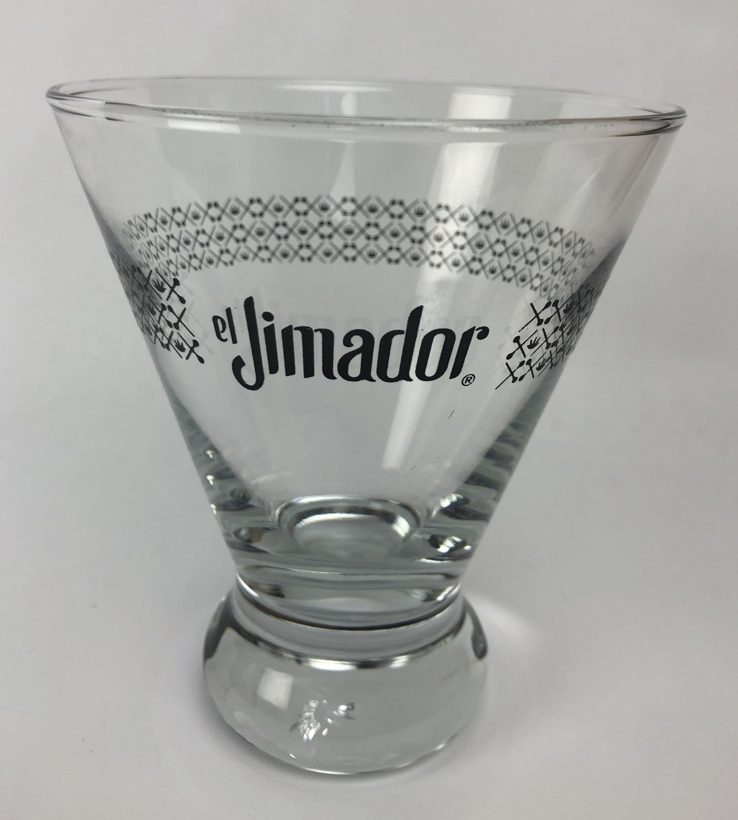 El Jimador Glasses Barware Stemless Margarita Low ball Cocktail Tumbler 4.5"