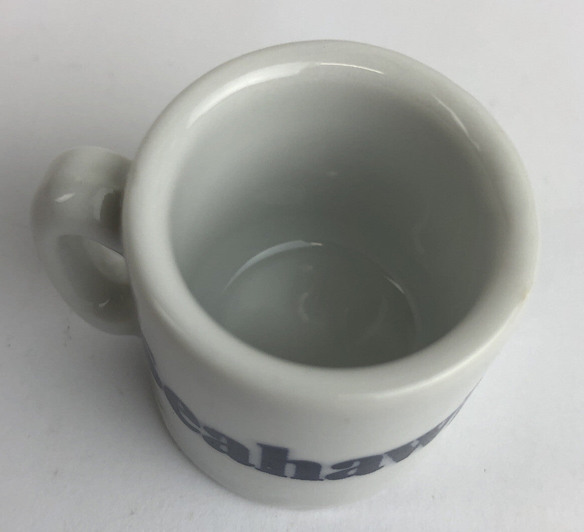 Vintage NFL Mini Coffee Cup Mug Seattle Seahawks1.25" Collectible Miniature
