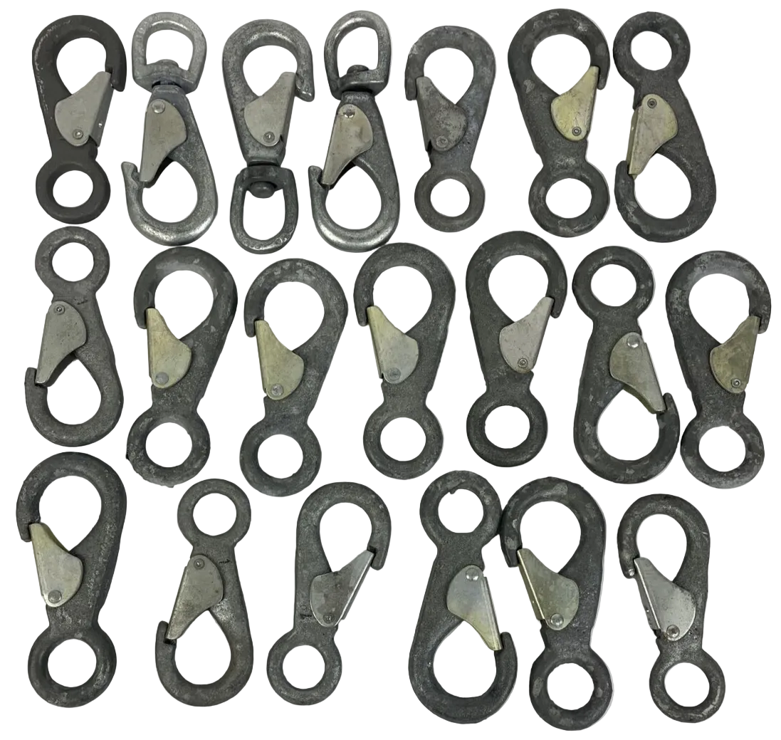 Heavy duty boat snap hooks lot of 20 3-1/4 inch